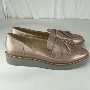 Naturalizer Pink Leather Comfort Slip On Shoes Womens Size 9.5